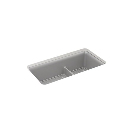 Kohler Neoroc Cairn 33 Offset Smrt Divide Sink 27786-CM4